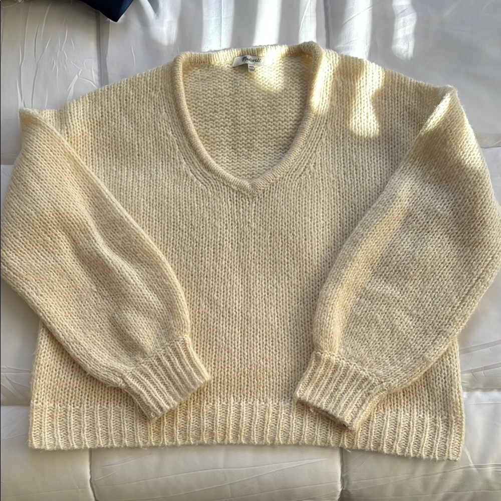 Madewell Cozy Cream Sweater